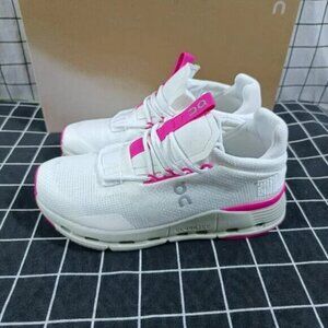 On Cloud Cloudnova "Barbie" Women Pink Shoes White